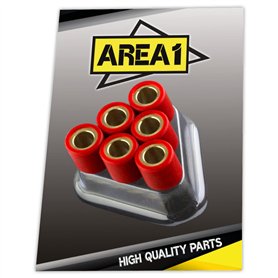 Area1 Galet de Variateur 20x17 mm - Rouleaux de Variateur/poids du variateur - 12