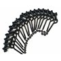 Quikk Star Lot de 18 roulettes pour Toit Plat Pergola Firenze