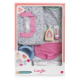 Corolle - Coffret Accessoires à Langer Floral, 7 Accessoires, pour Poupon 36cm, dès 2 Ans, 9000141810