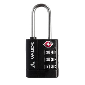 VAUDE Unisexe - Adultes TSA Combination Lock II Cadenas de Valise Argenté/Noir Gris
