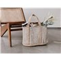 Decorasian Sac Shopping en Jute - Sac en Jute - Sac Shopping Style Boho - Sac Ibiza