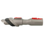 vhbw Brosse combinée 2-en-1 Brosse pour meubles Pinceau suceur compatible avec Dyson Gen5, SV10, SV12, V10, Gen5detect, SV11, SV