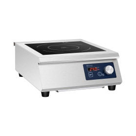Royal Catering Plaque À Induction 1 Feu Posable Avec Cadre Inox Table De Cuisson Portative RCIC-5000 (Foyer 33 cm