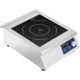 Royal Catering Plaque À Induction 1 Feu Posable Avec Cadre Inox Table De Cuisson Portative RCIC-5000 (Foyer 33 cm, 5 000 W, 60-2