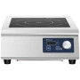 Royal Catering Plaque À Induction 1 Feu Posable Avec Cadre Inox Table De Cuisson Portative RCIC-5000 (Foyer 33 cm, 5 000 W, 60-2
