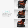 Navaris Repose-Pieds de Bureau - Repose Pieds Ergonomique - Appui Pied à Picots avec Angle réglable pour Chaise siège Gaming Fau