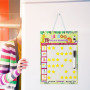 Navaris Tableau de récompense Enfants - Tableau magnétique comportement Responsable - 42 étoiles 1 marqueur 20 aimants d'activit