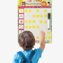 Navaris Tableau de récompense Enfants - Tableau magnétique comportement Responsable - 42 étoiles 1 marqueur 20 aimants d'activit