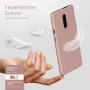 MoEx® Coque de Protection Ultra Fine Compatible avec OnePlus 7 Pro | Rigide, Rose doré Mat métallisé