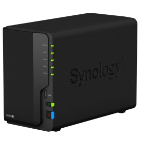 Synology Serveur DS220+ à 2 Baies et 6 to et 2 disques durs de 3 to.
