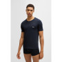 BOSS Hommes TShirtRN 3P Classic Lot de Trois t-Shirts en Coton avec Logo brodé