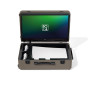 POGA Lux Desert Taupe - Mallette de jeu (compatible avec Playstation 5) - Mallette de voyage avec moniteur de jeu AOC de 24" et 