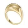FOSSIL Bague de Bande en Acier Inoxydable Ton Or All Stacked Up pour Femme, JF047467109