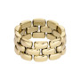 FOSSIL - Bague Arden Watch Links en Acier Inoxydable doré, pour Femme, JF04785710
