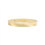 Fossil - Bague Harlow Linear Texture en acier inoxydable doré, pour femme, JF04756710