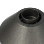 vhbw Buse diffuseur remplacement pour Dyson 967711-02, 970266-05 pour sèche-cheveux - 13,6 x 13,6 cm, 109 g, gris foncé