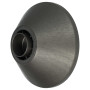 vhbw Buse diffuseur remplacement pour Dyson 967711-02, 970266-05 pour sèche-cheveux - 13,6 x 13,6 cm, 109 g, gris foncé