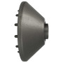 vhbw Buse diffuseur remplacement pour Dyson 967711-02, 970266-05 pour sèche-cheveux - 13,6 x 13,6 cm, 109 g, gris foncé