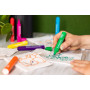 10 feutres Textiles de Couleurs Vives