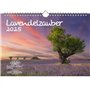 Calendrier DIN A4 pour 2025 Lavande Provence France – Kit : 1 calendrier