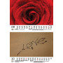 Liebeszauber Calendrier mural DIN A5 pour l'amour de Provence 2025 – Coffret cadeau Contenu : 1 calendrier, 1 pendentif de Noël,