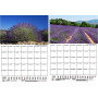 Lavendelzauber Calendrier DIN A4 pour 2025 Lavande – Coffret cadeau Contenu : 1 calendrier, 1 pendentif de Noël, 1 étiquette de 