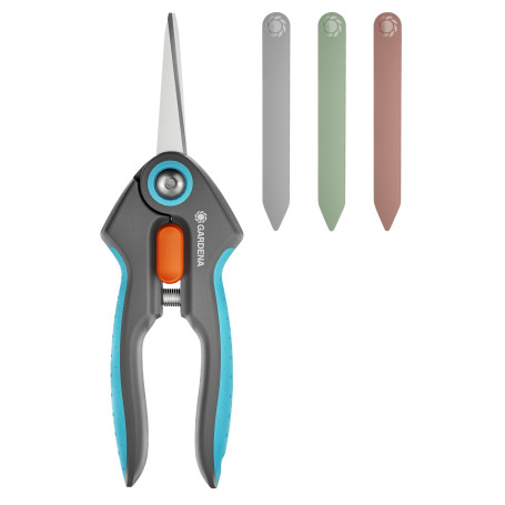 Gardena Set FreshCut: Ciseaux de cueillette en INOX pour Une Coupe précise des Herbes