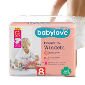 babylove Couches Premium Taille 8 XXL 18+ kg