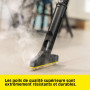 Kärcher Set de Brossettes Pour la Brosse Grand Format Pour Joints, Poils Résistants, Facile à Changer, Nettoyage Confortable des
