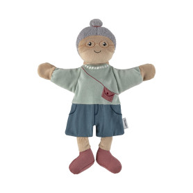 Sterntaler Marionnette à Main pour Grand-mère - Jouet Doux pour Enfants - pour théâtre de marionnettes