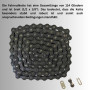 Chaîne de vélo à une vitesse - Taya 410-1/2" x 1/8" - 114 maillons - Chaîne de vélo pour Single Speed/Fixie/BMX - Robuste et sil