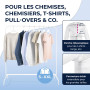 CLEANmaxx Repassage automatique de chemises PRO | Remplace le fer à repasser, la planche à repasser, le défroisseur vapeur et le