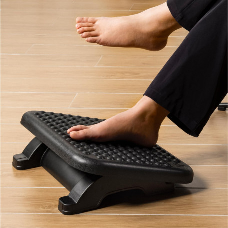 Navaris Repose-Pieds de Bureau - Repose Pieds Ergonomique Appui Pied à Picots avec Angle réglable pour Chaise siège Gaming Faute