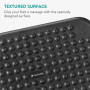Navaris Repose-Pieds de Bureau - Repose Pieds Ergonomique Appui Pied à Picots avec Angle réglable pour Chaise siège Gaming Faute
