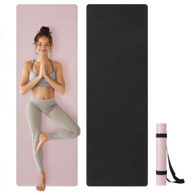 Navaris Tapis yoga antidérapant - Tapis de gym pliable 183 x 61 x 0
