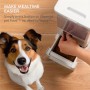 Navaris Conteneur croquettes chien - Boite croquette chat capacité 14 L avec fermeture et couvercle hermétique - Rangement nourr