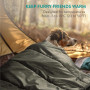 Navaris Sac de Couchage pour Chien - Lit 100 x 100 x 6 cm en Polyester Doux avec Sac de Rangement - Niche Tapis intérieur extéri