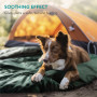Navaris Sac de Couchage pour Chien - Lit 100 x 100 x 6 cm en Polyester Doux avec Sac de Rangement - Niche Tapis intérieur extéri