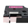 vhbw 1x Ruban remplacement pour Dymo 1933238-1, D1 pour imprimante d'étiquettes 3m x 12mm Noir sur Rose bonbon