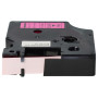 vhbw 1x Ruban remplacement pour Dymo 1933238-1, D1 pour imprimante d'étiquettes 3m x 12mm Noir sur Rose bonbon