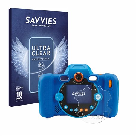 savvies Protection Ecran pour Vtech Kidizoom Duo FX (18 Pièces) - Film Protection Ultra Clair