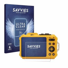 savvies Protection Ecran pour Kodak Pixpro WPZ2 (6 Pièces) - Film Protection Ultra Clair
