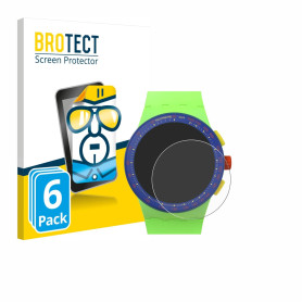 brotect Protection Ecran pour Swatch Flowing Freshly SUSG1O1 (6 Pièces) - Film Protection Ultra Clair