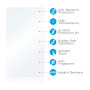 upscreen Protection Ecran Antibactérien pour ViewSonic VS19713 Film Protecteur, Anti-Rayures
