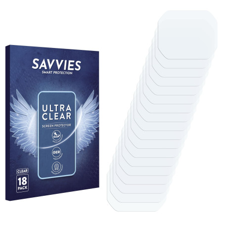 savvies Protection Ecran pour Casio G-Shock GW-B5600BC-1B (18 Pièces) - Film Protection Ultra Clair