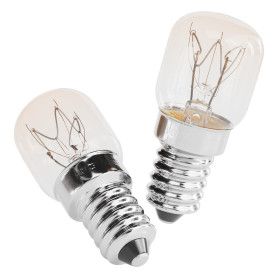 greate. 2x ampoule four 25W 300 degré résistant à la chaleur - Ampoule E14 25W 230V pour four