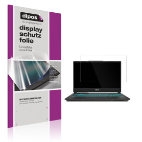 dipos I 2x Protection ecrán compatible avec MSI Cyborg 15 Gaming Laptop Films de protection d'écran transparent