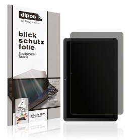 dipos I Protection écran de Confidentialité compatible avec Aiwa Tab AE10 Protecteur d'écran Privacy Anti-Espion