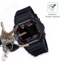 dipos I 2x Protection ecrán compatible avec Casio G-Shock DW-5600RL-1 Verre souple Film Protecteur 9H