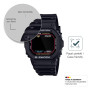 dipos I 2x Protection ecrán compatible avec Casio G-Shock DW-5600RL-1 Verre souple Film Protecteur 9H